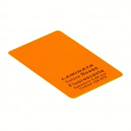 100 Tessere in PVC 040mm ROSSO FLUORESCENTI|OMTK ID|Tessere Colorate 0,40mm
