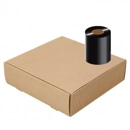 10 nastri in cera resina 84mmx74mt Ribbon Wax Resin Compatibili